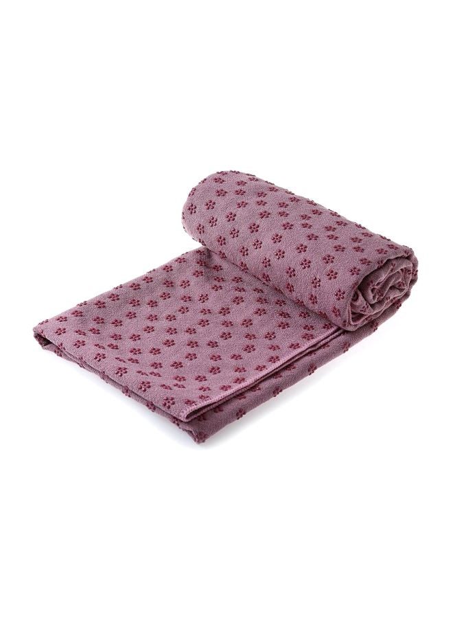 Generic Plum Blossom Printed Non-Slip Yoga Towel 183x63cm  - Image 2
