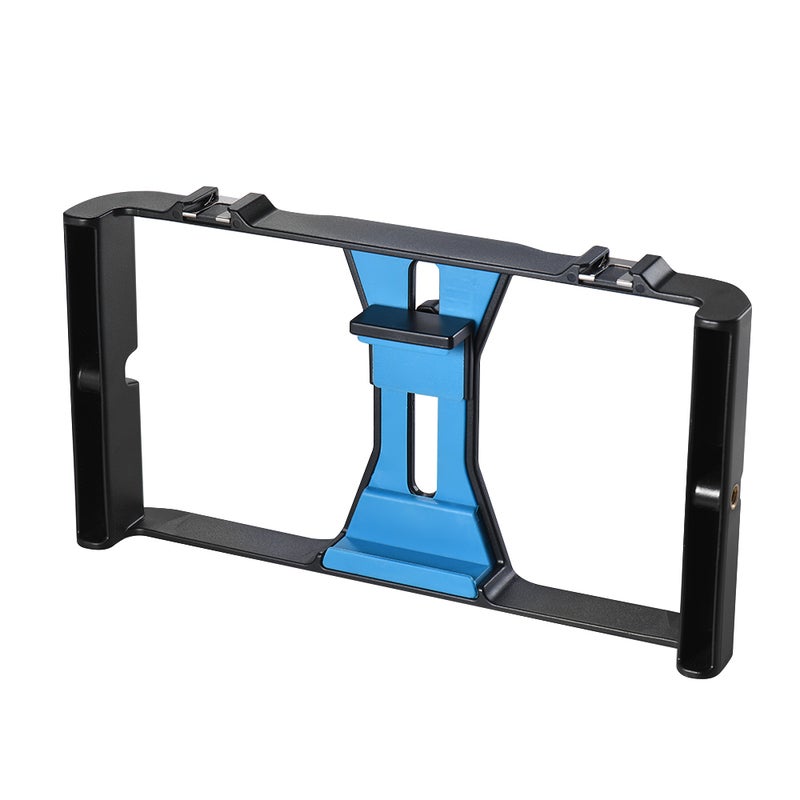 ANDOER Smartphone Film Making Grip Bracket Holder Black/Blue  - Image 2