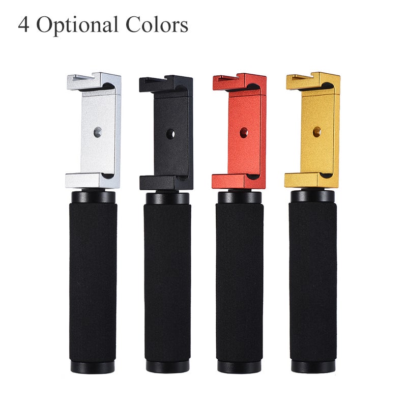 ANDOER Tripod Mount Adapter And Handle Bracket With Cold Shoe Black - Image 2