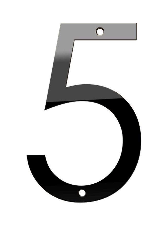 لوحة ديكور للمنزل بتصميم رقم 5 ثلاثي الأبعاد أسود 5بوصة  - Image 1