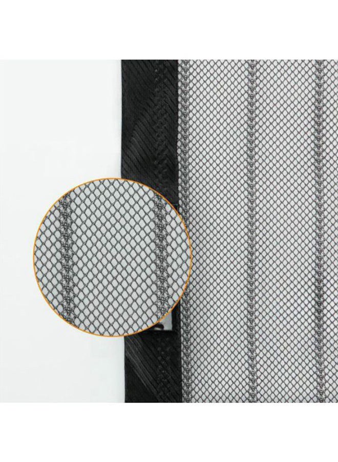 Striped Non-Woven Anti-Insect Curtain White 210x100cm  - Image 3