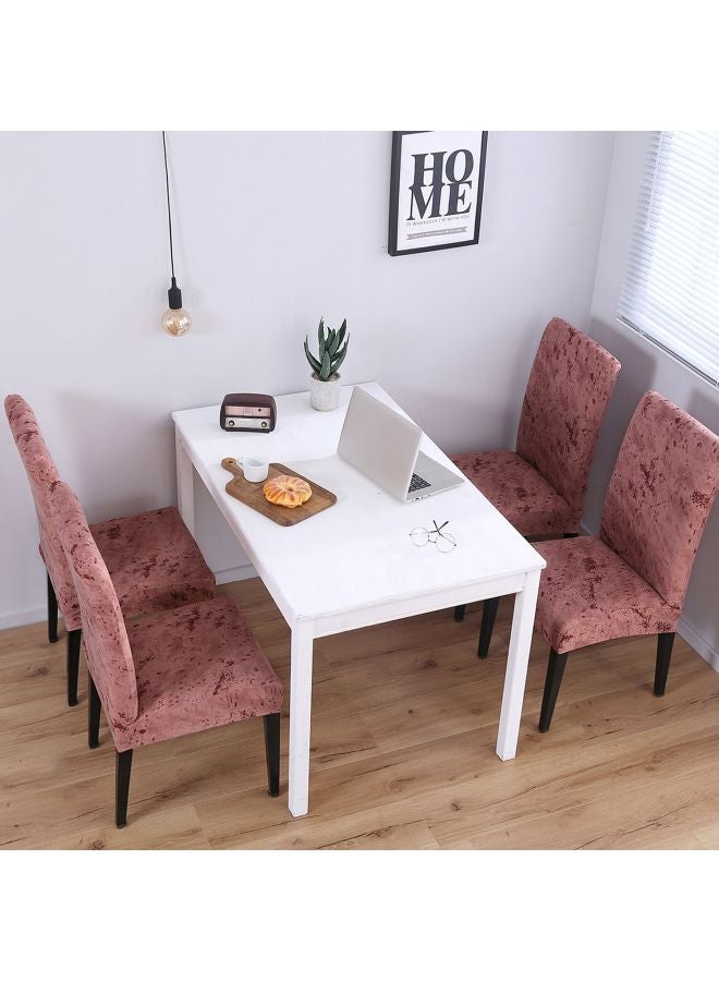 2-Piece Printed Chair Cover Set Brick Red - Image 3
