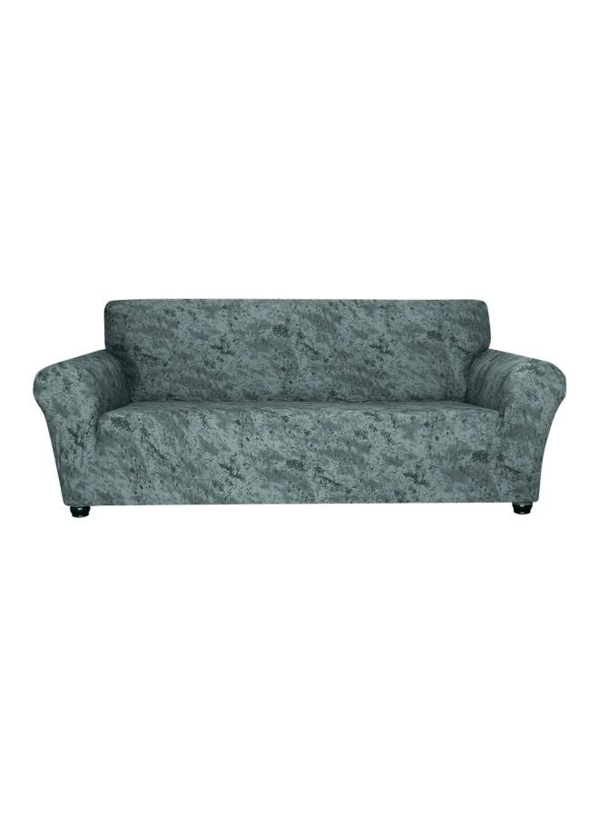 3-Seater Sofa Slipcover Green - Image 1