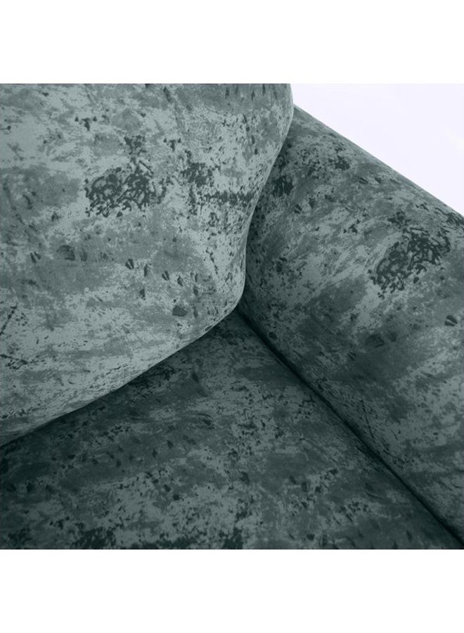3-Seater Sofa Slipcover Green - Image 5