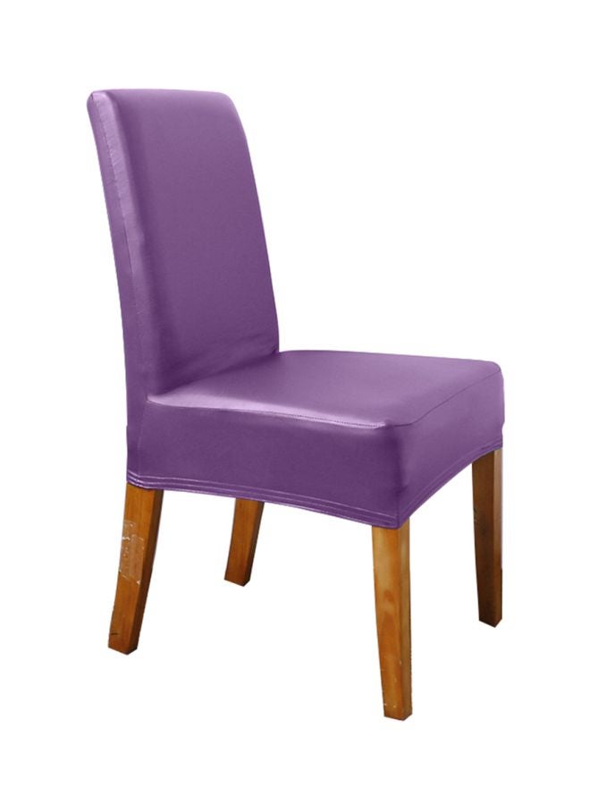 4-Piece Decorative Chair Cover Set Purple - Image 2