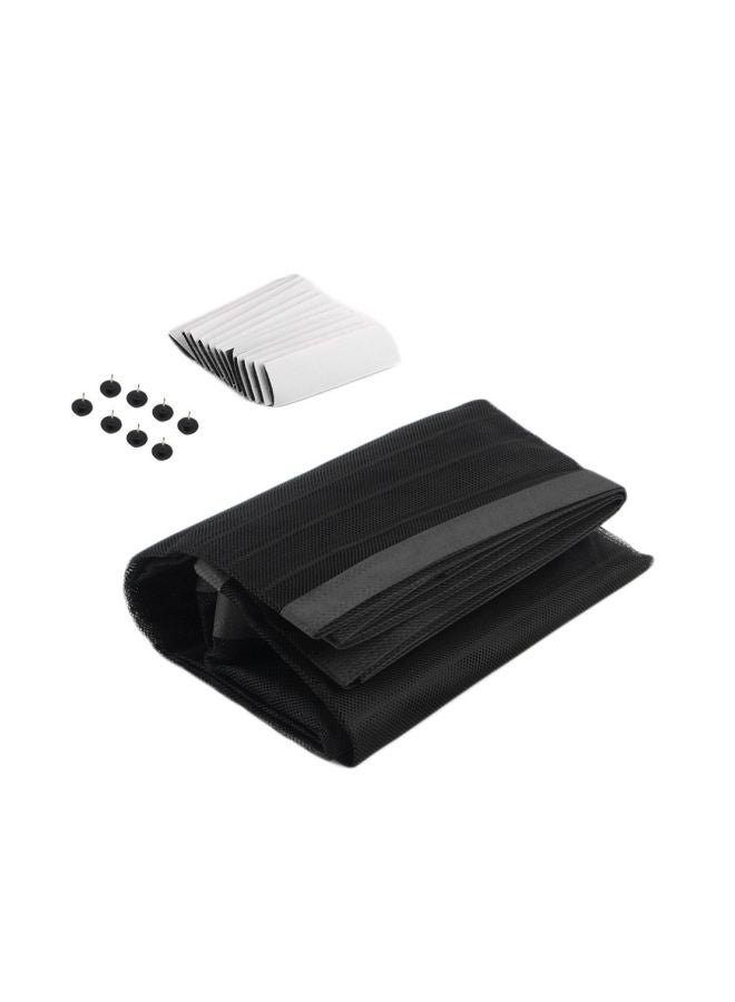 ستارة شبكية صيفية مغناطيسية مضادة للبعوض أسود 90x210سم - Image 2