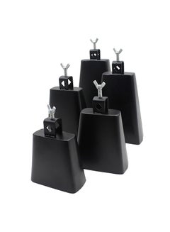 5-Piece Cowbell Percussion Musical Instruments Set