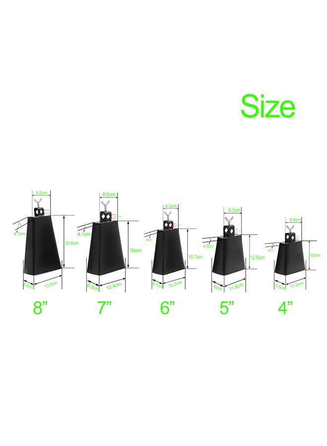Generic - 5-Piece Cowbell Percussion Musical Instruments Set - Image 1