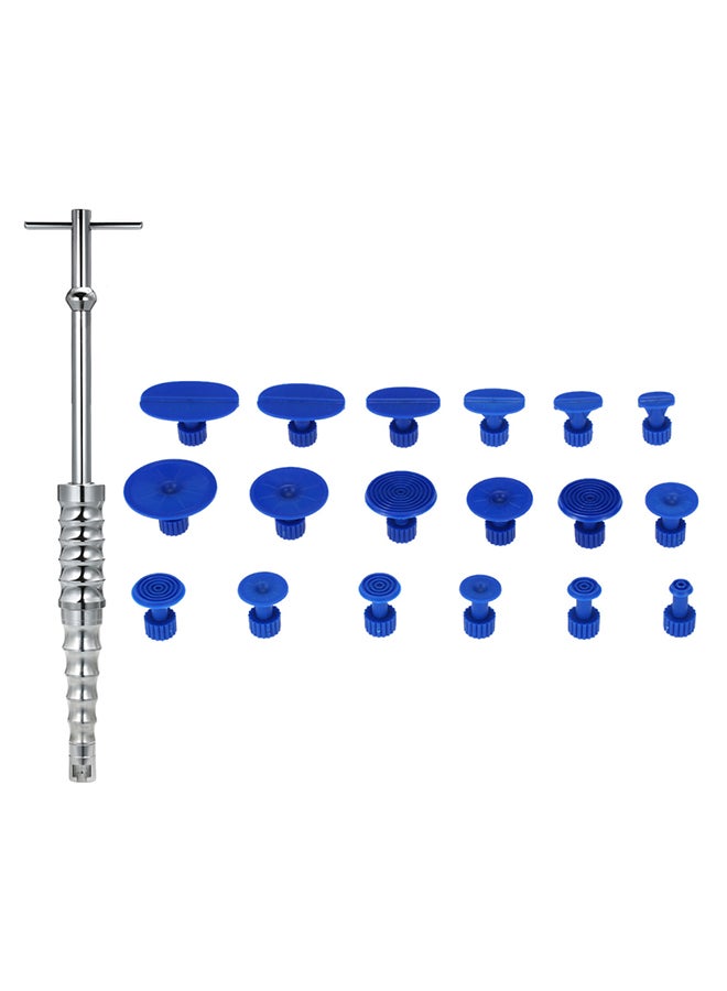 Generic Car Body Paintless Dent Lifter Repair Tool Slide Hammer T Bar Puller + 18 Tabs Removal Tool  - Image 1