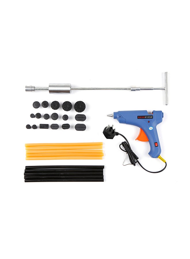 Generic Paintless Dent Repair Puller Kit Dent Puller Slide Hammer T-Bar Tool with 17pcs Dent Removal Pulling Tabs for Car Hail Damage and Door Dings Repair  - Image 1