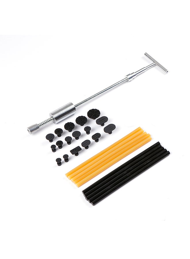 Generic - Paintless Dent Repair Puller Kit Dent Puller Slide Hammer T-Bar Tool with 17pcs Dent Removal Pulling Tabs for Car Hail Damage and Door Dings Repair - Image 1