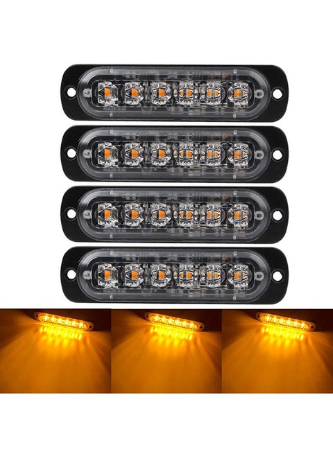 4-Piece Emergency Warning Light For Truck