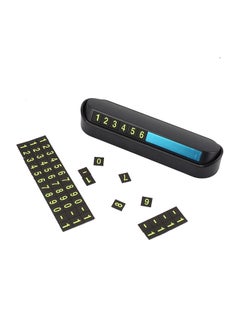 Generic Car Temporary Parking Card Auto Stickers Phone Number Parking Plate Car Accessories Drawer Style Car Styling Toggle Switch  - Image 1
