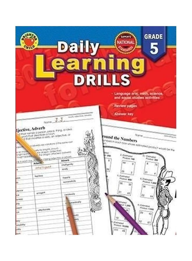 Daily Learning Drills, Grade 5 Paperback English by Brighter Child - 01032018 - Image 1