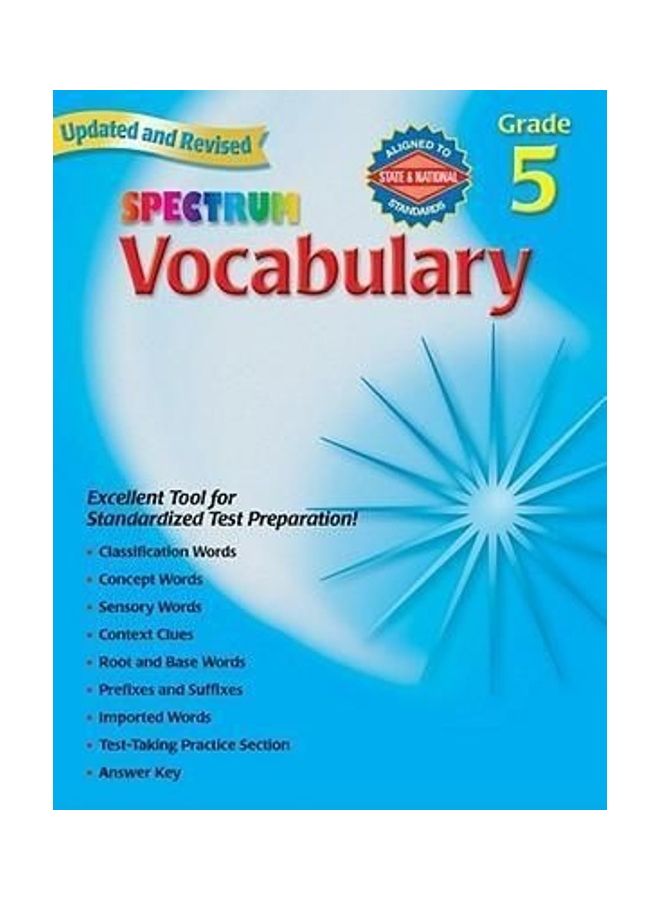 Vocabulary, Grade 5 Paperback English by Spectrum - 01032018 - Image 2