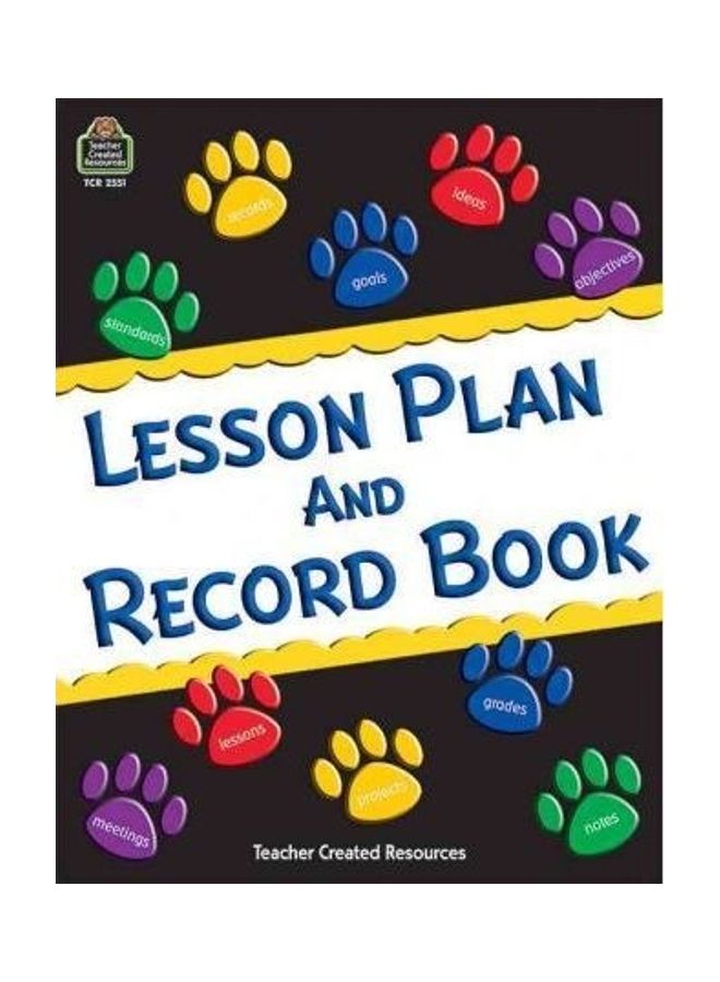 Paw Prints Lesson Plan and Record Book Paperback English by Teacher Created Resources - 01032018 - Image 2
