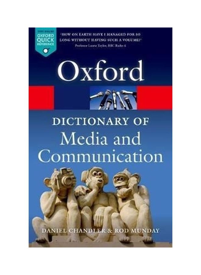 A Dictionary of Media and Communication Paperback English by Daniel Chandler - 01032018 - Image 1