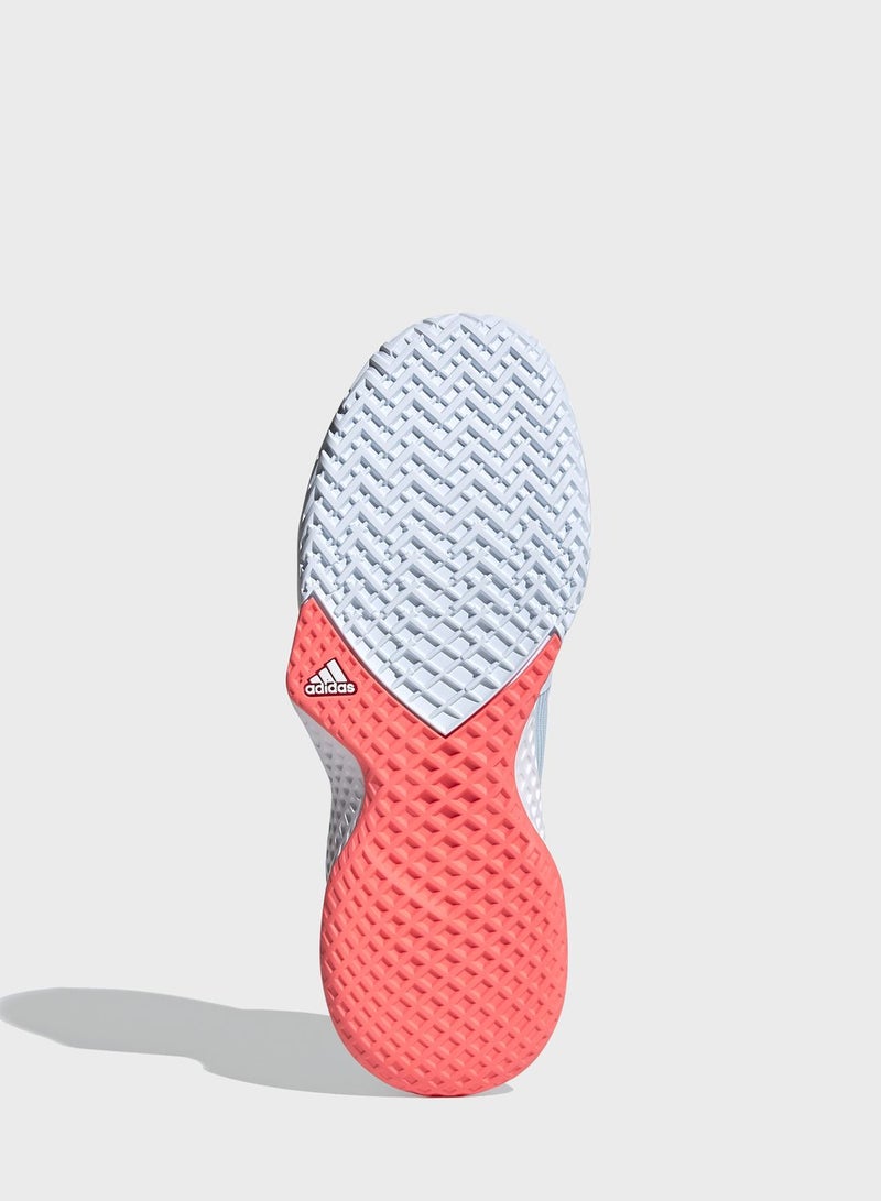 Adidas Adizero Club Sports Tennis Shoes Light Blue  - Image 4