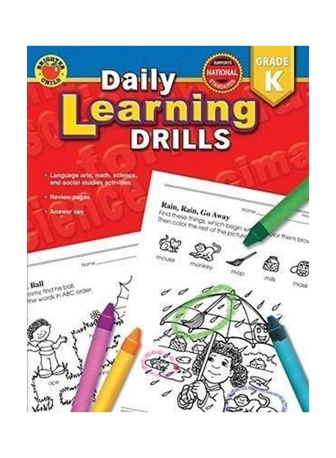 Daily Learning Drills, Grade K Paperback English by Brighter Child - 01032018 - Image 3