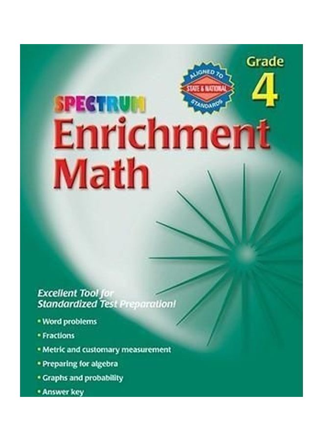 Enrichment Math, Grade 4 Paperback English by Spectrum - 01032018 - Image 2