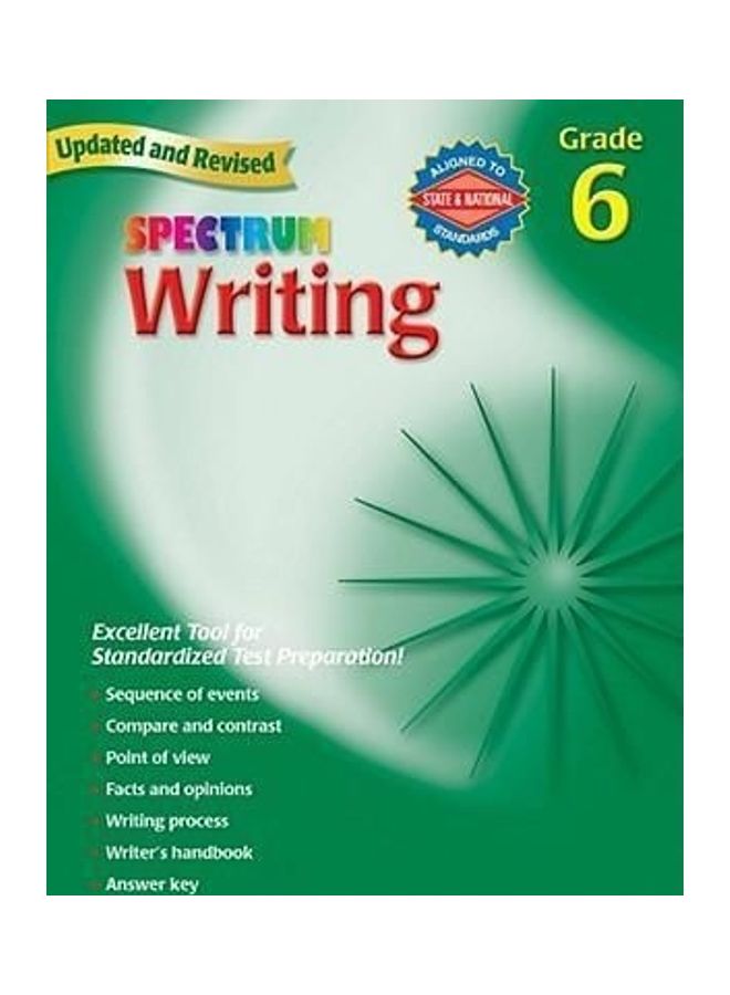 Writing, Grade 6 Paperback English by Spectrum - 1032018 - Image 1