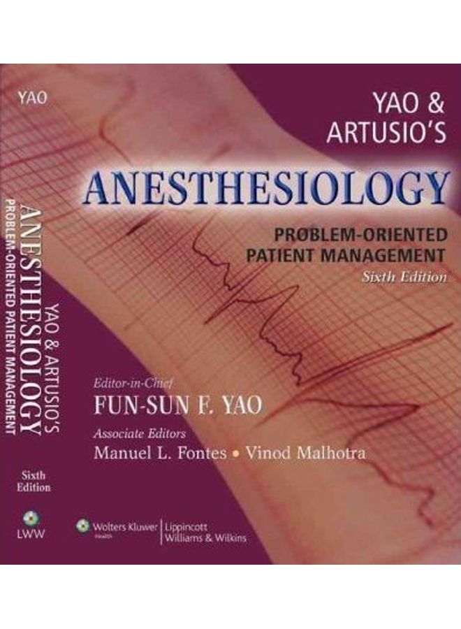 Yao and Artusio's Anesthesiology : Problem-oriented Patient Management Hardcover English by Fun-Sun F. Yao - 01032018  - Image 1