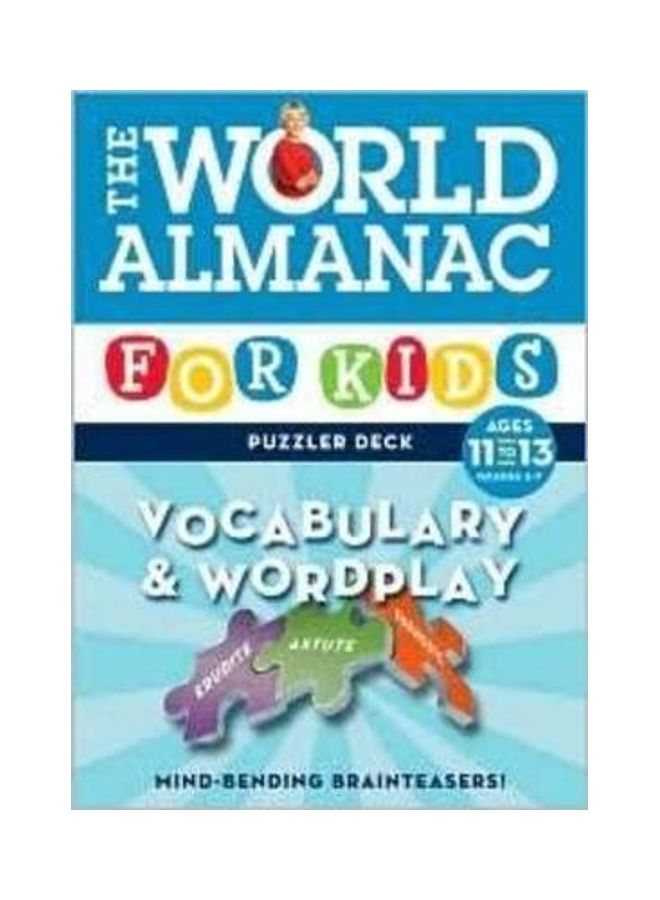 World Almanac Puzzler Deck : Vocabulary & Wordplay Ages 11-13 - Grades 6-7 English by Lynn Brunelle - 01032018 - Image 2