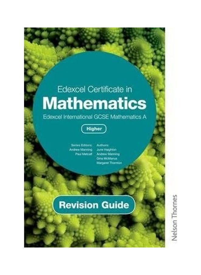 Edexcel Certificate in Mathematics Edexcel International GCSE Mathematics Higher Revision Guide Paperback English by Andrew Manning - 01032018 - Image 1