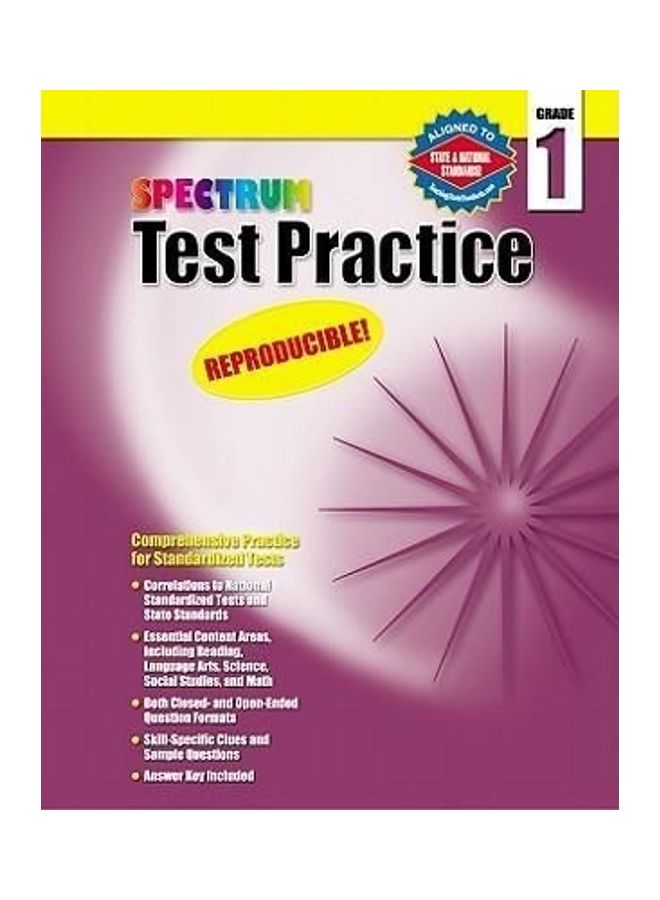 Test Practice, Grade 1 Paperback English by Spectrum - 1032018 - Image 1