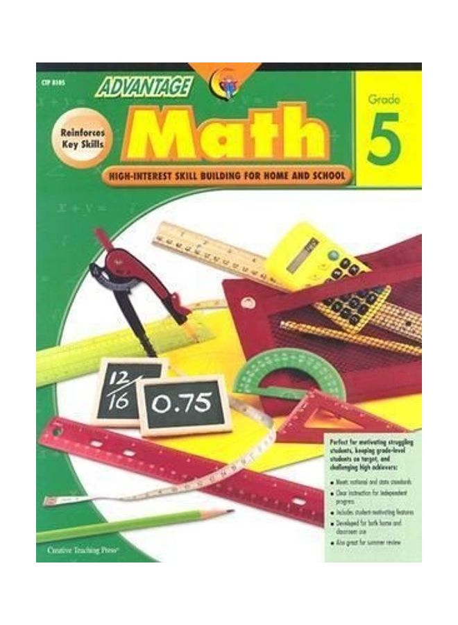 Advantage Math Grade 5 Paperback English by Creative Teaching Press - 1/3/2018 - Image 3