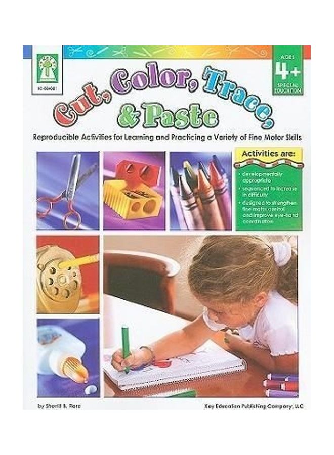 Cut, Color, Trace, & Paste, Ages 4 - 7 Hardcover English by Sherrill B Flora - 01032018 - Image 1