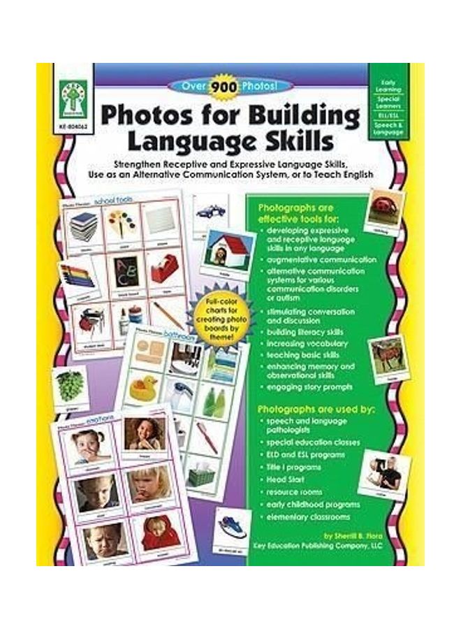 null - Photos For Building Language Skills : Strengthen Receptive And Expressive Language Skills, Use As An Alternative Communication System, Or To Teach English Paperback English by Sherrill B Flora - 1032018 - Image 1