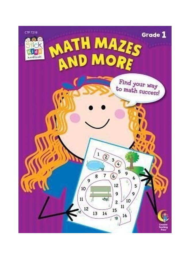 Math Mazes and More, Grade 1 paperback english - 01032018 - Image 1