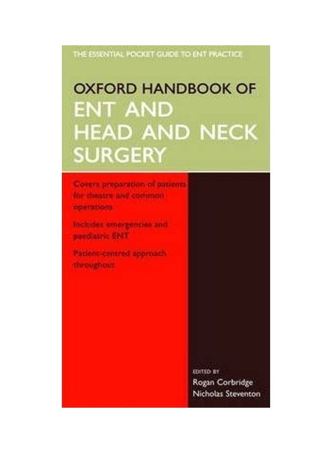 Oxford Handbook of ENT and Head and Neck Surgery English by Rogan J. Corbridge - 1/3/2018