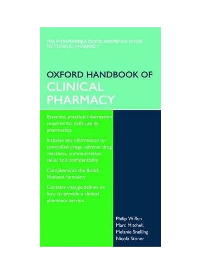 Oxford Handbook of Clinical Pharmacy Paperback English by Philip Wiffen - 1/3/2018  - Image 3