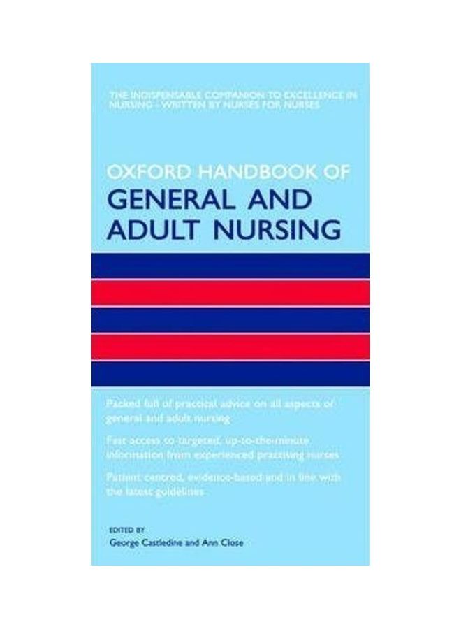 Oxford Handbook of General and Adult Nursing Paperback English by Ann Close - 1/3/2018