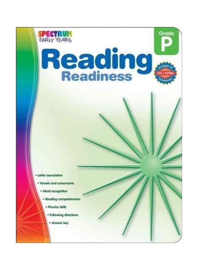 Reading Readiness, Grade Pk Paperback English by Spectrum - 1/3/2018 