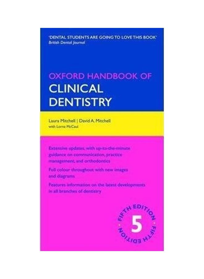 Oxford Handbook of Clinical Dentistry Paperback English by Laura Mitchell - 1/3/2018 - Image 2