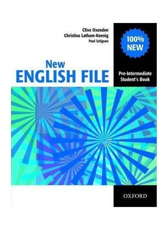 New English File Pre-Intermediate: Student'S Book : Six-Level General English Course Paperback English by Clive Oxenden - 43103 - Image 3