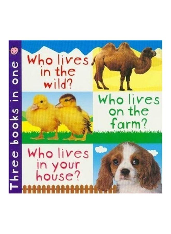 3 in 1: Who Lives in the Wild, Farm, House Board Book English by Roger Priddy - 1/3/2018 - Image 2