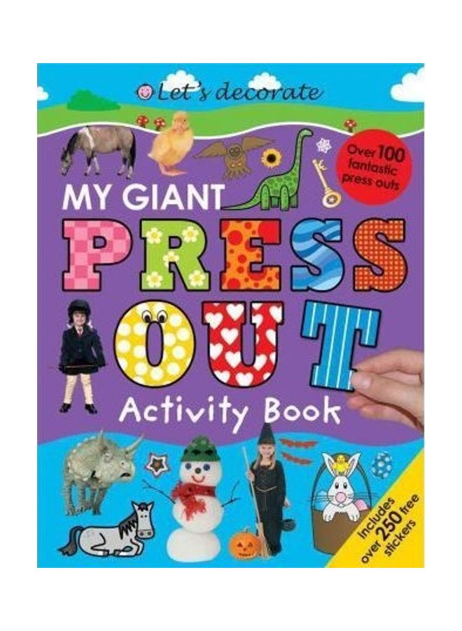 Let's Decorate My Giant Press Out Activity Book English by Priddy Books - 1/3/2018  - Image 3