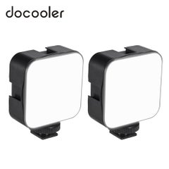 docooler Mini LED Video Light Photography Fill-in Lamp Black/White  - Image 1