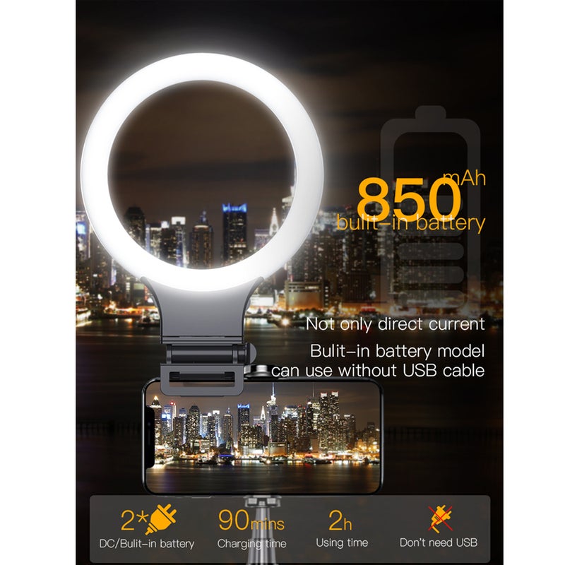 16.7W Fill Light Selfie Camera Lamp Black - Image 2