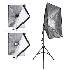 Photography Studio Cube Umbrella Softbox Light Lighting Tent Kit Black