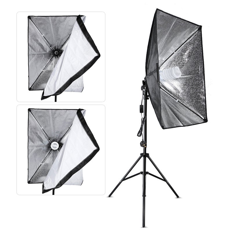 ANDOER - Photography Studio Cube Umbrella Softbox Light Lighting Tent Kit Black - Image 1