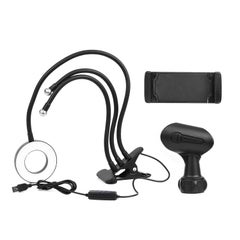 docooler Clip-On Mini USB Ring Light Fill-in Lamp Black  - Image 4