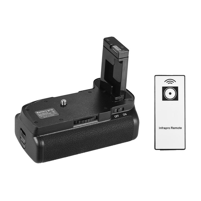 Vertical Battery Grip Holder For Nikon DSLR Camera Black  - Image 1