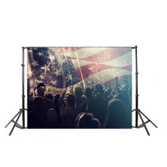 Generic Flag Brick Wall Photography Background Multicolour  - Image 1