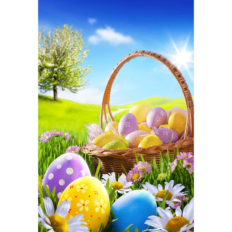 خلفية تصوير فوتوغرافي بتصميم بيض متعدد الألوان - Image 2