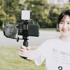 ANDOER Smartphone Vlogging Hand Grip Mobile Phone Video Recording Holder Black  - Image 5